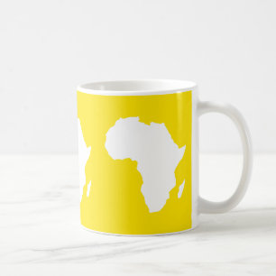 Golden Yellow Audacious Africa Coffee Mug