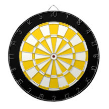 Golden Yellow Black And White
