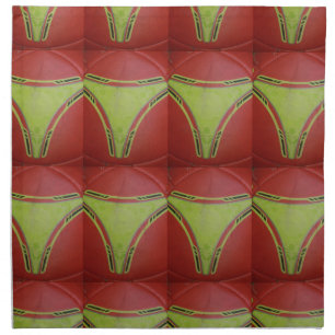 Golden yellow curves.JPG Cloth Napkin