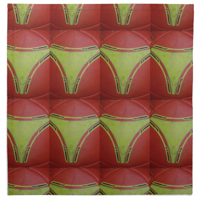 Golden yellow curves.JPG Cloth Napkin (Front)