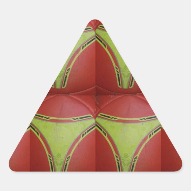 Golden yellow curves.JPG Triangle Sticker (Front)