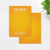 Golden Yellow Earring Background (Desk)