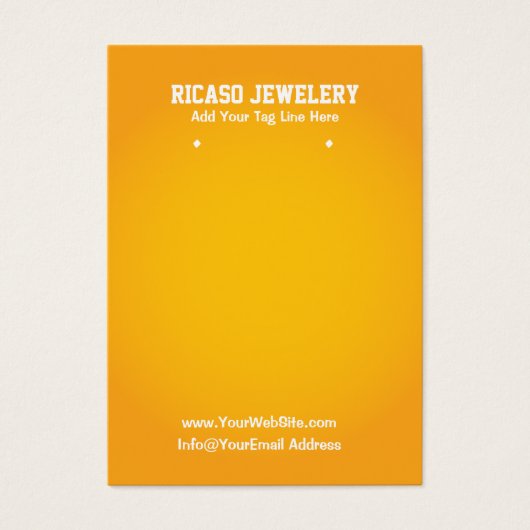 Golden Yellow Earring Background (Front)