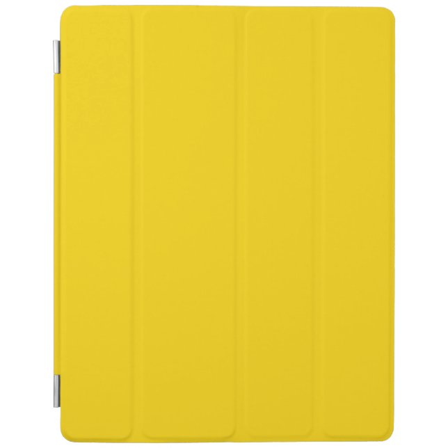 Golden yellow ffd700  iPad smart cover (Front)