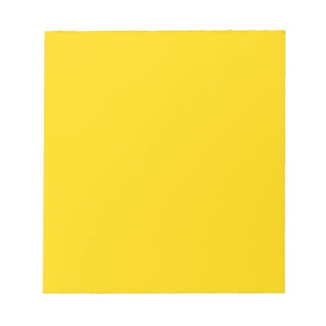 Golden yellow ffd700 notepad (Front)
