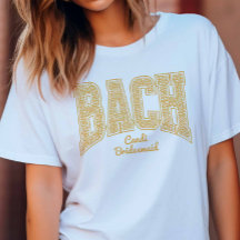 Golden Yellow Floral BACH Party Bridesmaid