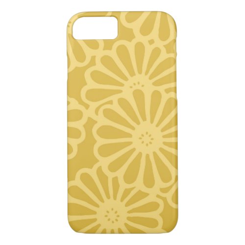 Golden Yellow Flowers iPhone 87 Case