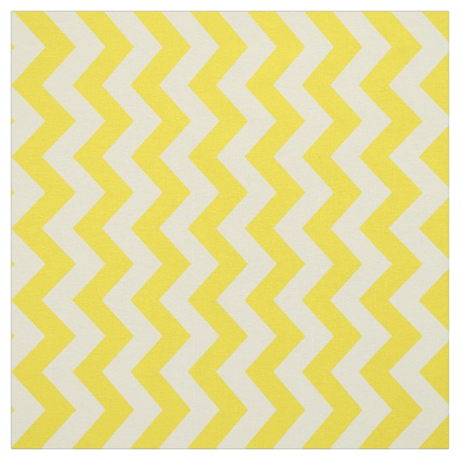Golden Yellow Moroccan Moods Chevrons Fabric (Swatch)