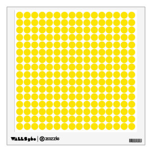 Golden Yellow Safari Dot Wall Decal