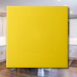 Golden Yellow Solid Color | Classic Elegant Ceramic Tile<br><div class="desc">Golden Yellow Solid Color | Classic | Elegant | Trendy | Stylish | Gift</div>