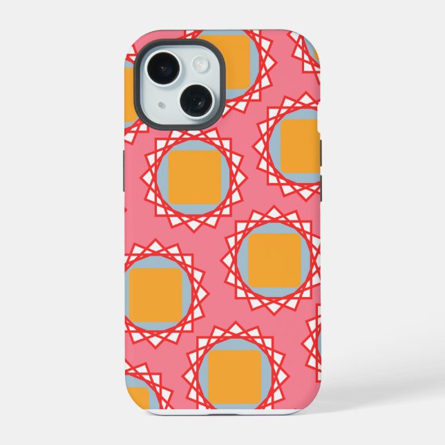 Golden Yellow Square  Iphone Case (Back)