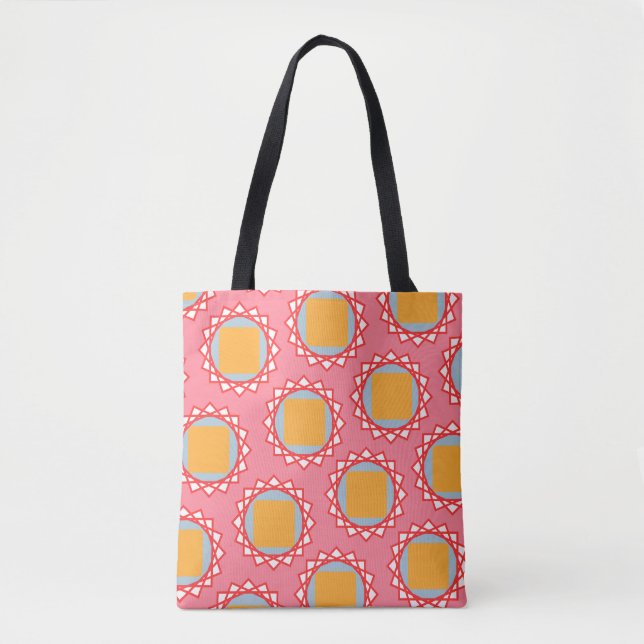 Golden Yellow Square  Tote Bag (Front)