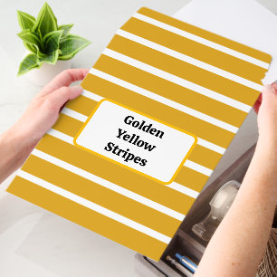 Golden Yellow Stripes Envelope Mailers