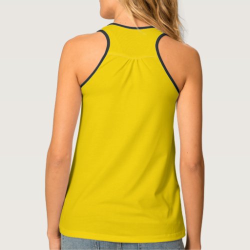 Golden Yellow Tank Top