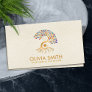 Golden Yin Yang Tree - colorful leaves  Business Card