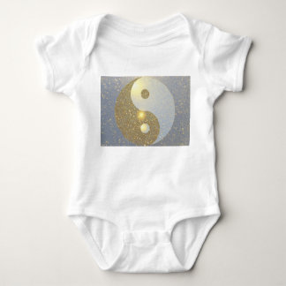 Golden Ying Yang Baby Bodysuit