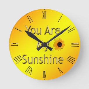 Golden You Are My Sunshine, Wall Clock