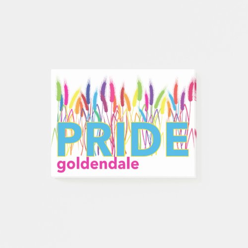 Goldendale PRIDE Swag Post_it Notes