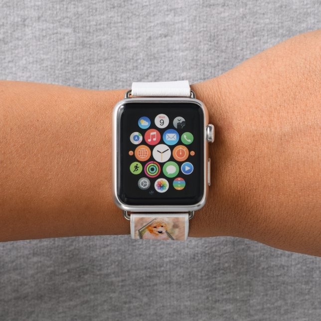 Goldendoodle 3D Art#3| apple kids watches (7+) Watch Band (In Situ)