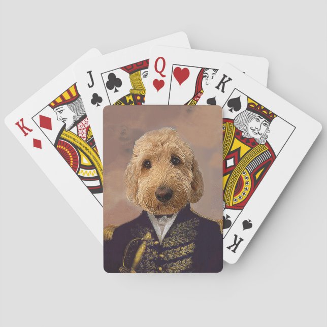 Goldendoodle - Admiral Cooper Poker Cards (Back)