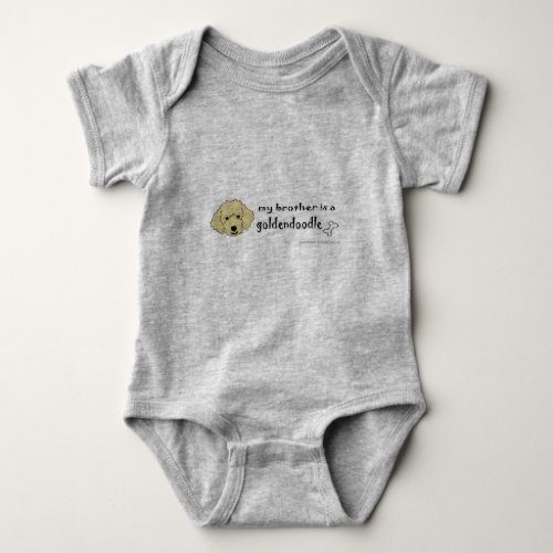 goldendoodle baby bodysuit