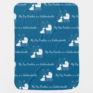 Goldendoodle Baby Shower Dog  Blanket