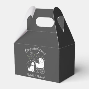 Goldendoodle Baby Shower Dog  Favor Boxes
