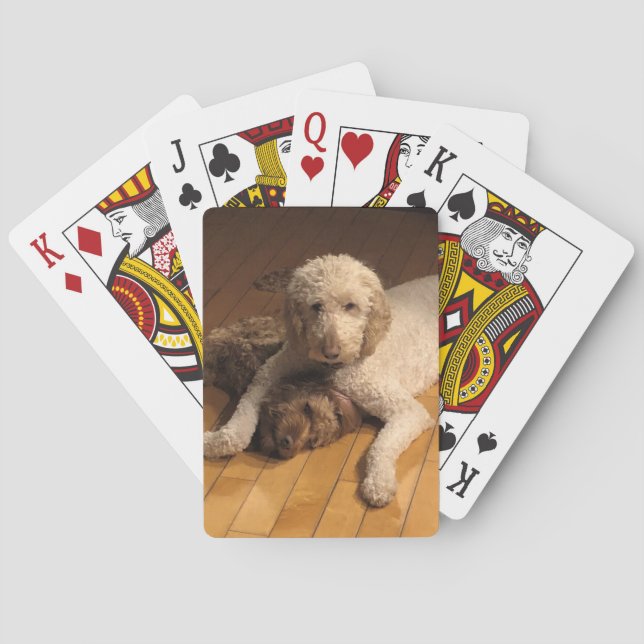 Goldendoodle BFFs Poker Cards (Back)