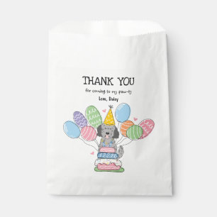 Goldendoodle Birthday Party Thank You Favor Bag