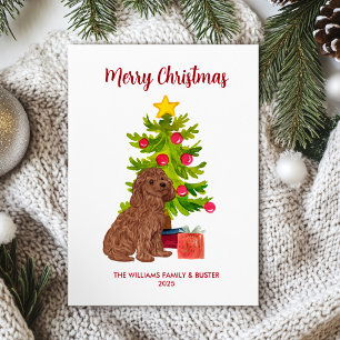 Goldendoodle Christmas Card