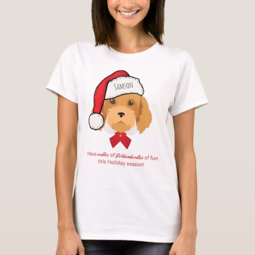 Goldendoodle Christmas T_Shirt