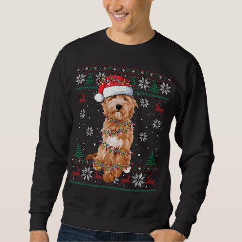 Goldendoodle Christmas Ugly Sweater Funny Dog Love