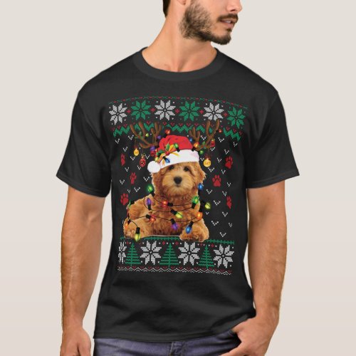 Goldendoodle Christmas Ugly Sweater Funny Dog Love