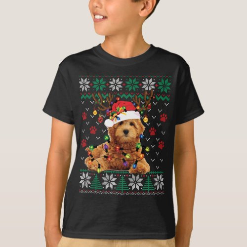Goldendoodle Christmas Ugly Sweater Funny Dog Love