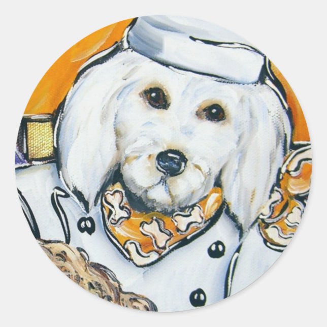 Goldendoodle Classic Round Sticker (Front)