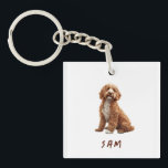 Goldendoodle Custom Pet  Keychain<br><div class="desc">Custom Pet Keychain. This is a Goldendoodle. Text me the color of your goldendoodle and I will make a specific plate for that color. I will send you a link for that color or send me the breed of dog. The changes need to be made before the keychain is ordered....</div>