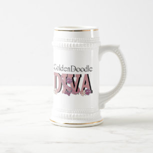 GoldenDoodle DIVA Beer Stein