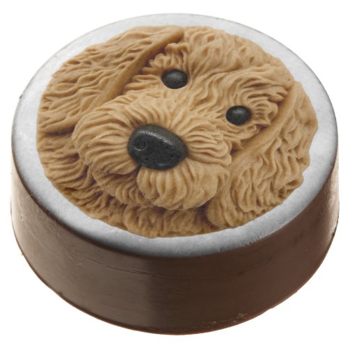 Goldendoodle Dog 3D Inspired Chocolate Covered Oreo