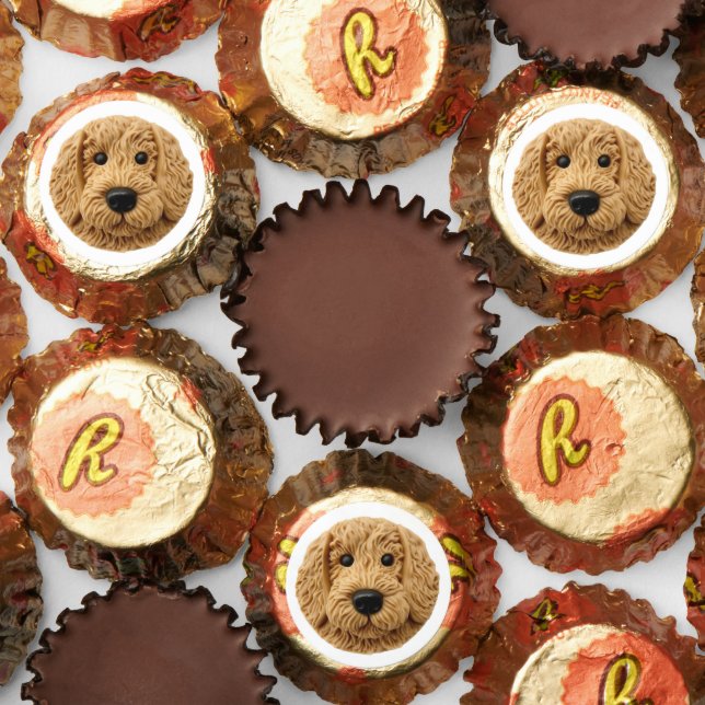 Goldendoodle Dog 3D Inspired Reese's Peanut Butter Cups (Assorted)