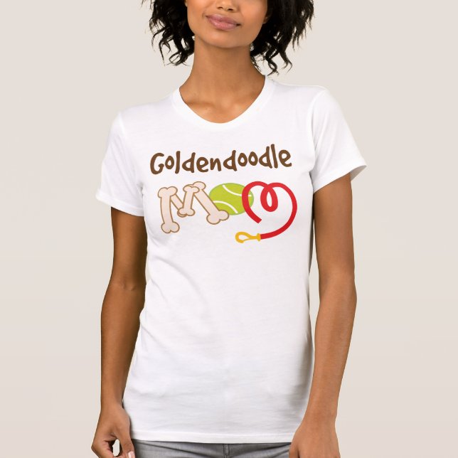 Goldendoodle Dog Breed Mom Gift T-Shirt (Front)