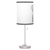 Goldendoodle Dog Cartoon Table Lamp (Left)