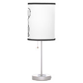 Goldendoodle Dog Cartoon Table Lamp (Right)