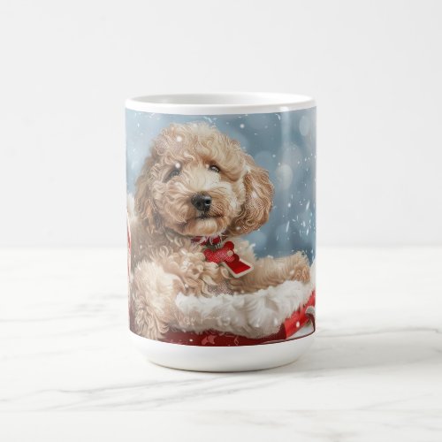 Goldendoodle Dog Christmas Festive  Coffee Mug