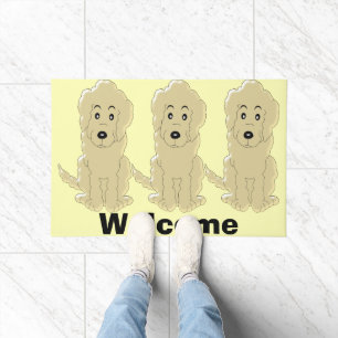 Goldendoodle Dog Design Doormat