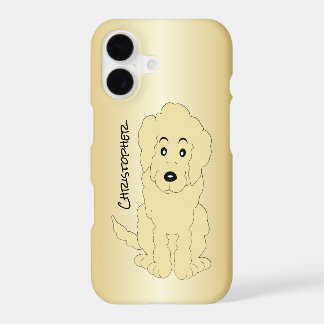 Goldendoodle Dog Design Personalised iPhone 17 Case