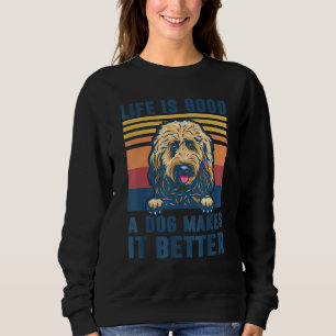 Goldendoodle Dog Funny Dog Dad Mom Men Women Sweatshirt