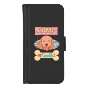 Goldendoodle Dog iPhone 8/7 Wallet Case