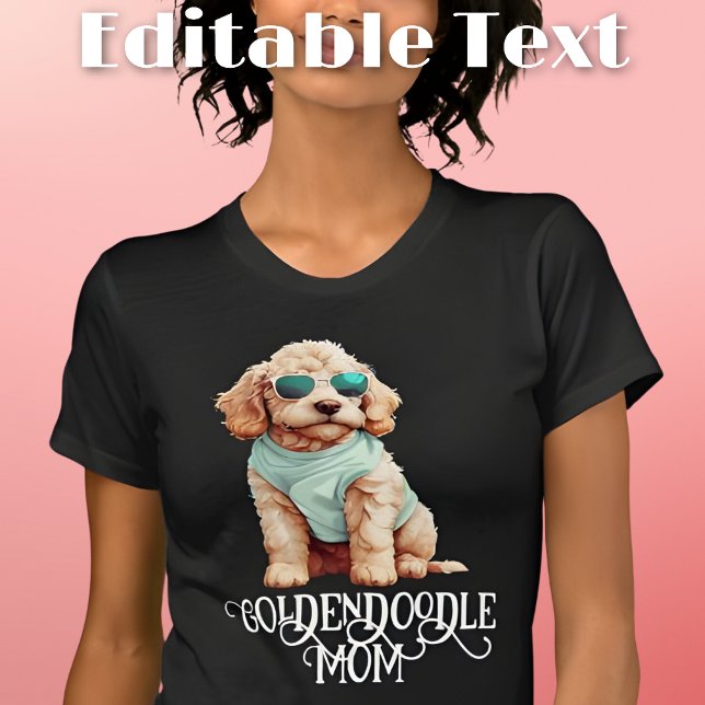 Goldendoodle Dog Mom Sunglasses T-Shirt (Creator Uploaded)