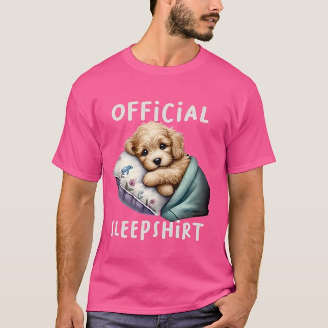 Goldendoodle Dog Official Sleepshirt Pajamas Night T-Shirt (Front)