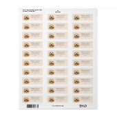 Goldendoodle Dog Personalized Address Label (Full Sheet)